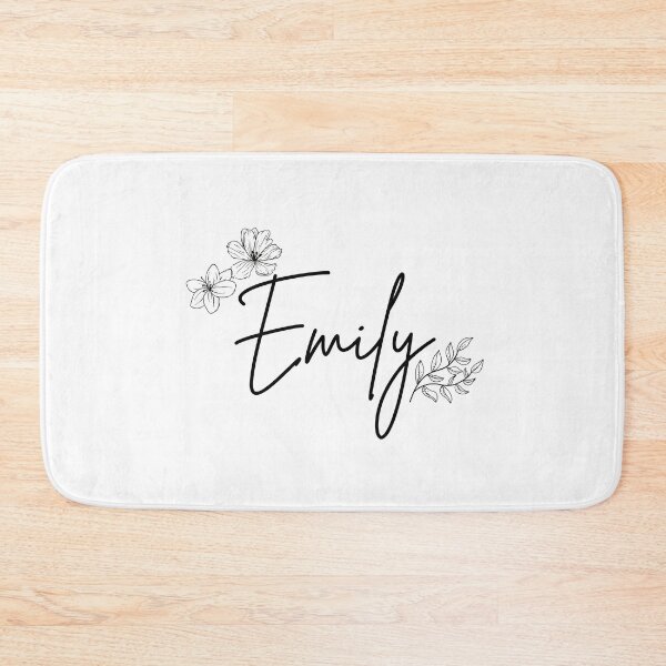 Item preview, Emily Name Floral designed and sold by RoseWinter.