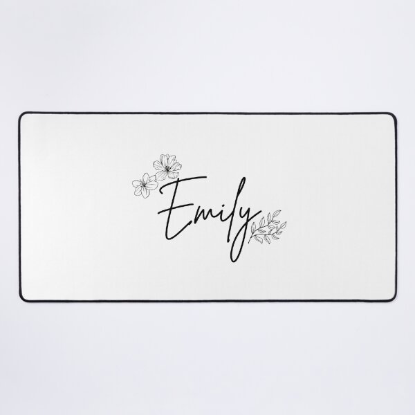 Item preview, Emily Name Floral designed and sold by RoseWinter.