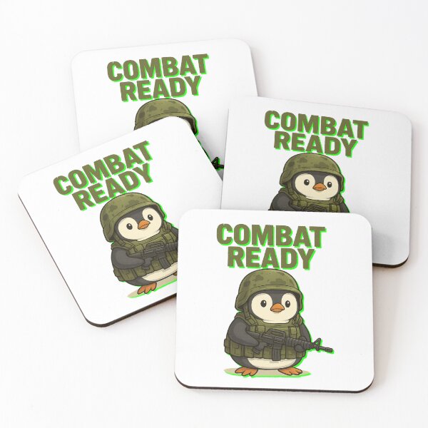 Item preview, Combat ready Military Penguin designed and sold by AjStudioo.