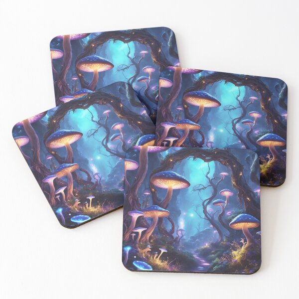 Item preview, Realm of Cosmic Mushrooms designed and sold by Shouganai-Mind.