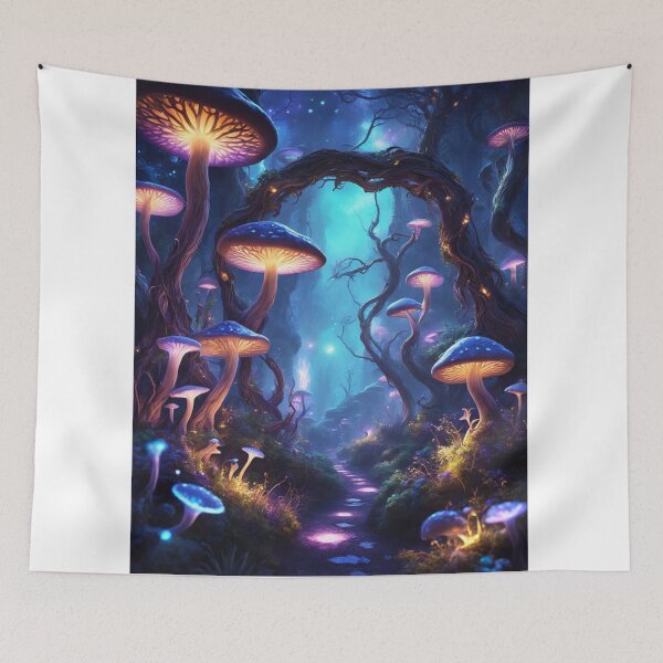 Item preview, Realm of Cosmic Mushrooms designed and sold by Shouganai-Mind.