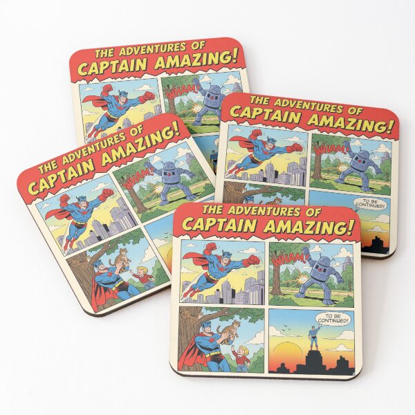 Item preview, The Adventures of Captain Amazing! designed and sold by hiraum.