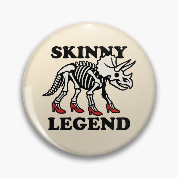 Item preview, Triceratops Skeleton in Red High Heels – Skinny Legend designed and sold by Print-Zoo.