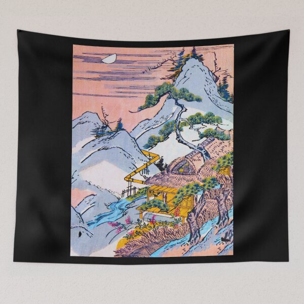 Item preview, Moonlit Mountainside Retreat - V4 designed and sold by WheelieGdArt.