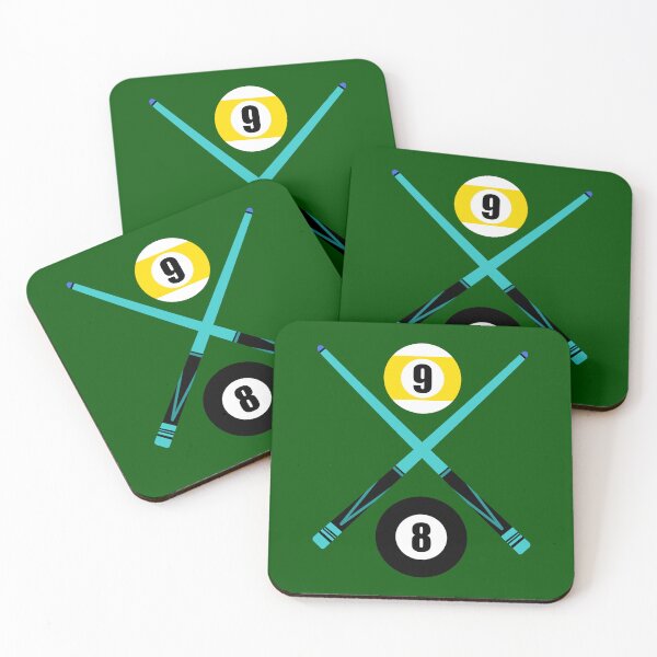 Item preview, Number 8 9 Ball Cue Sticks Design Logo Pool Billiards  designed and sold by Lartheviking.