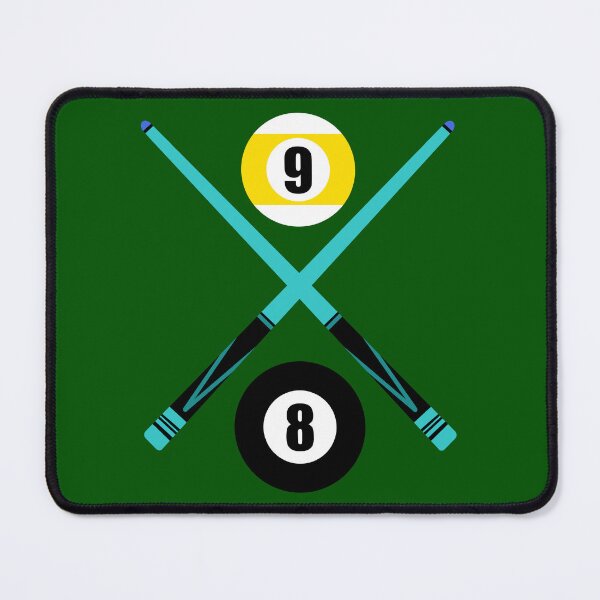 Item preview, Number 8 9 Ball Cue Sticks Design Logo Pool Billiards  designed and sold by Lartheviking.