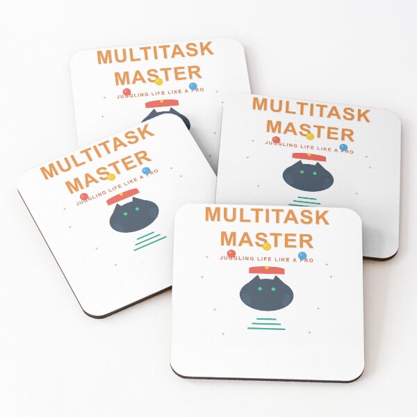 Item preview, Multitask Master – Juggling Life Like a Pro designed and sold by Inktuitivo.