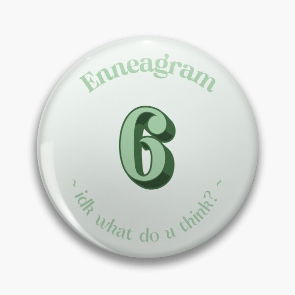 Item preview, Enneagram 6 - Idk What Do U Think? designed and sold by in-meme-veritas.