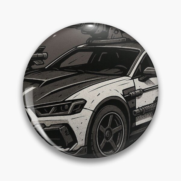 Item preview, Black and White Vertigo Car — Art for Car Battles designed and sold by thomashummelgen.