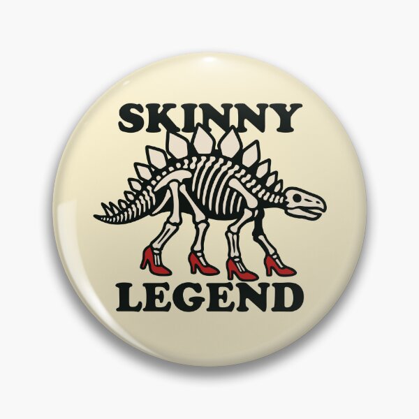 Item preview, Stegosaurus Skeleton in Red High Heels – Skinny Legend designed and sold by Print-Zoo.