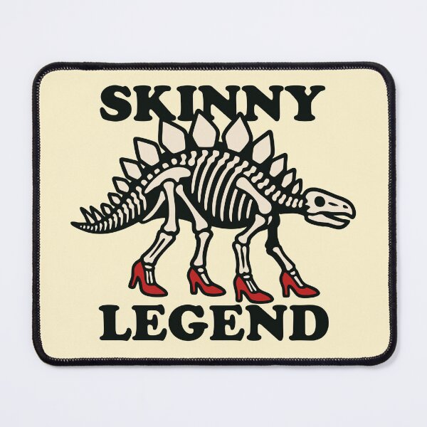 Item preview, Stegosaurus Skeleton in Red High Heels – Skinny Legend designed and sold by Print-Zoo.