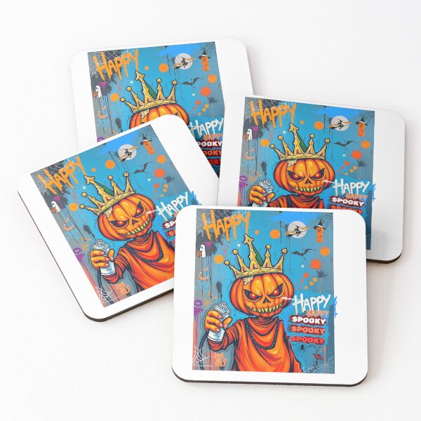 Item preview, Spooky Pumpkin Head Happy Happy designed and sold by Vivid Mischief.