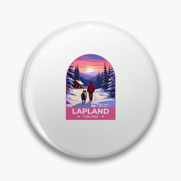 Item preview, lapland Finland Sticker  designed and sold by TulipaGraphics.