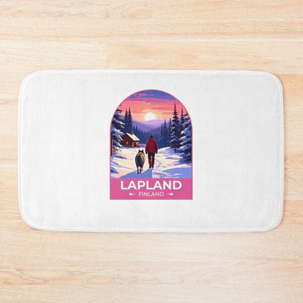 Item preview, lapland Finland Sticker  designed and sold by TulipaGraphics.