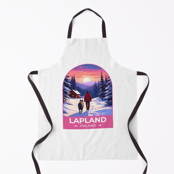 Item preview, lapland Finland Sticker designed and sold by TulipaGraphics.