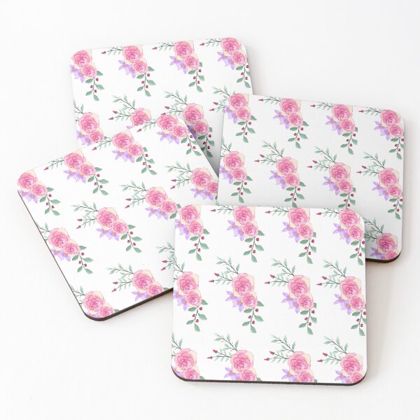 Item preview, Pastel Pink Floral Roses | Vibrant Rose Aesthetic on White Background designed and sold by teesprinkle.