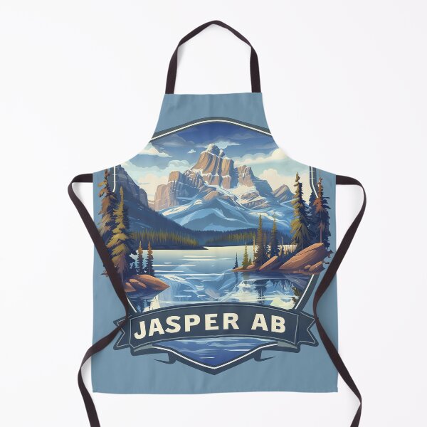 Item preview, Jasper Alberta Mountain Lake Badge, Jasper AB Canada Rockies, Jasper National Park Travel designed and sold by meganohm.