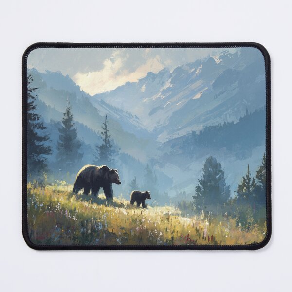 Item preview, mountain oil painting designed and sold by ArtfulPlay.