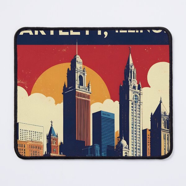 Item preview, Bartlett Illinois 1950s USA Vintage Travel Tourism designed and sold by TravelersGems.