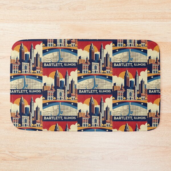 Item preview, Bartlett Illinois 1950s USA Vintage Travel Tourism designed and sold by TravelersGems.
