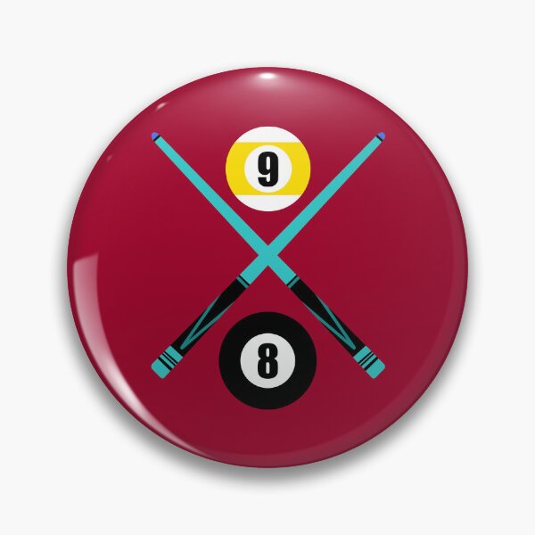 Artikelvorschau, Nummer 8 9 Ball Queue Sticks Crimson Design Logo Pool Billard entworfen und verkauft von Lartheviking.