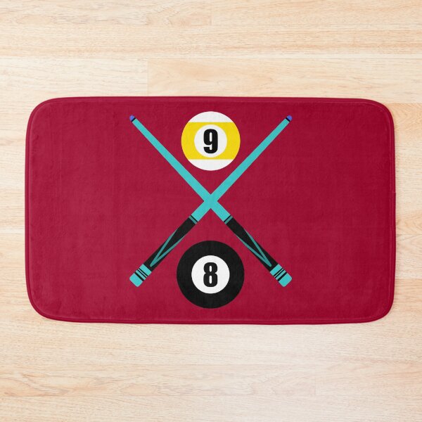 Item preview, Number 8 9 Ball Cue Sticks Crimson Design Logo Pool Billiards  designed and sold by Lartheviking.