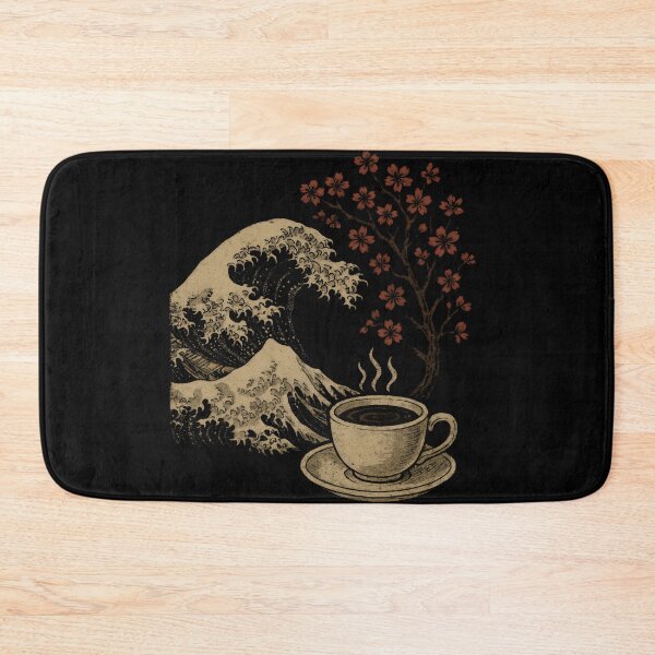 Item preview, Japanese Coffee - The Great Wave Off Kanagawa Inspired designed and sold by DemureArtsy.
