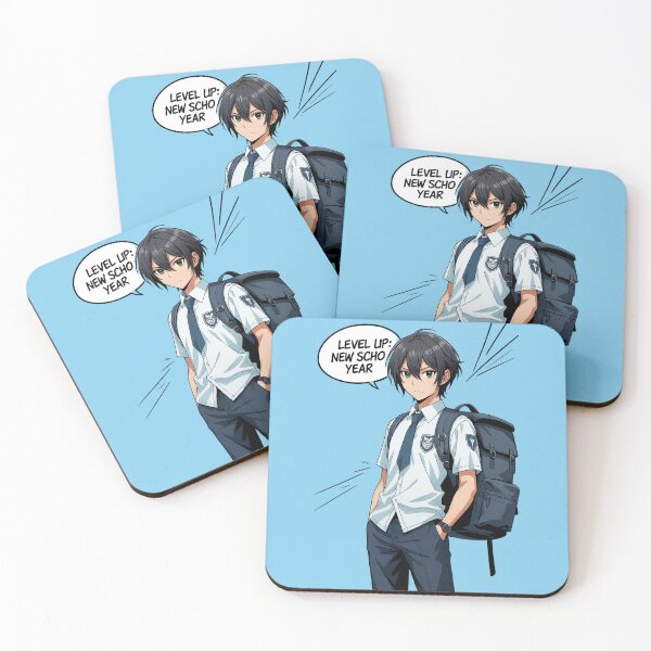 Item preview, Level Up New School Year – Anime Boy Student Back to School T-Shirt designed and sold by GrafteesGlow.