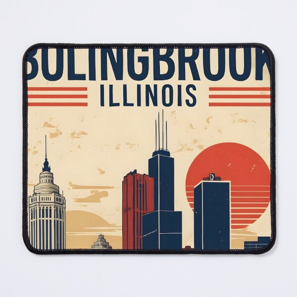 Item preview, Bolingbrook Illinois 1950s USA Vintage Travel Tourism designed and sold by TravelersGems.