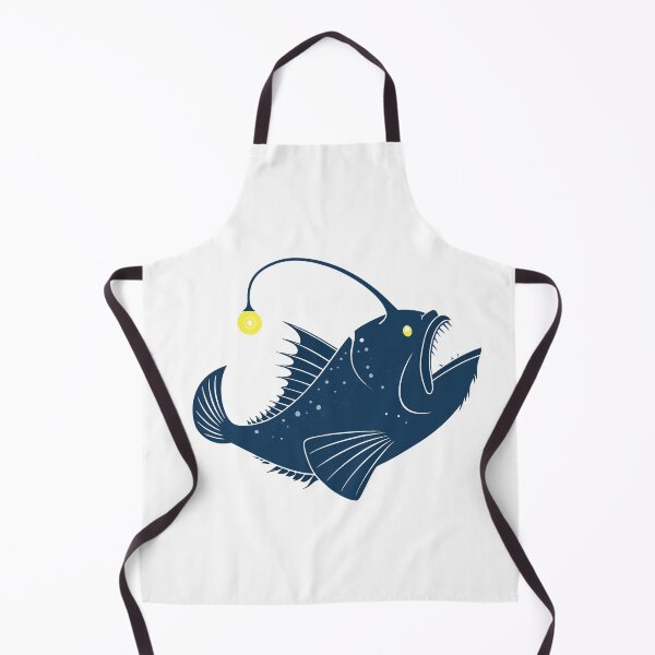 Item preview, Unique Anglerfish Artwork – Light in the Darkness designed and sold by VividOrganica.