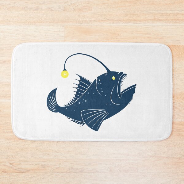 Item preview, Unique Anglerfish Artwork – Light in the Darkness designed and sold by VividOrganica.