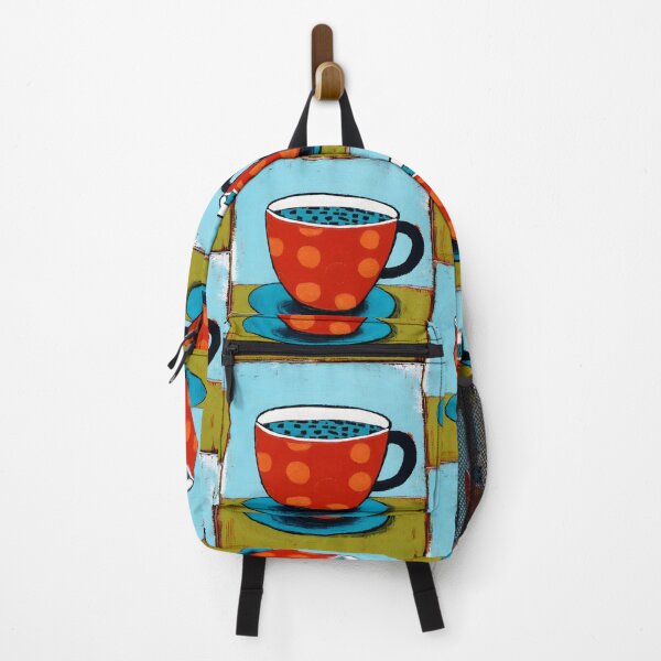 Item preview, Bright Sips and Playful Dots - A Vibrant Abstract Celebration of Coffee Color and Lively Energy designed and sold by OlfactoART Studio.