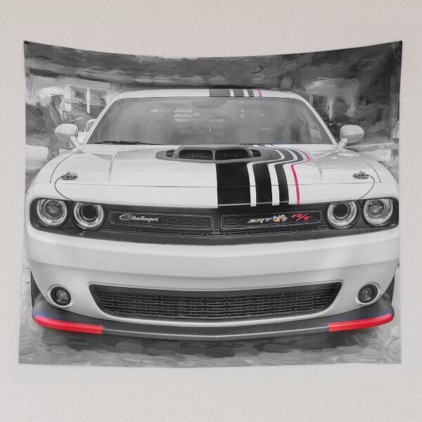 Item preview, 2020 White Challenger Hemi RT Shaker X137 designed and sold by RichFrancoCars.