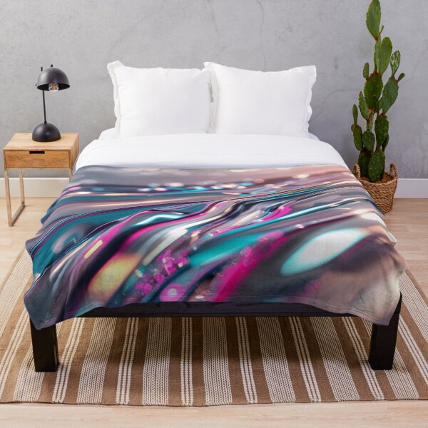 Item preview, Colorful Chrome Abstract Waves designed and sold by Harmonic_Layers.