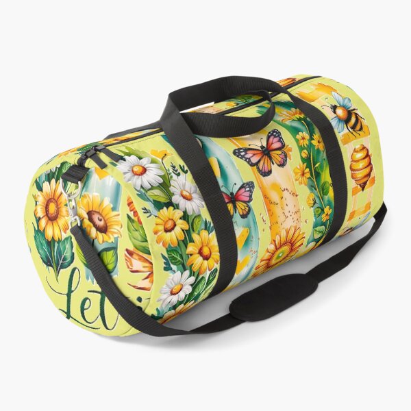 Item preview, Let It Bee – Cute Bee and Flower Design with Butterflies, Nature Inspired Artwork for Bee Lovers designed and sold by TheRamesCo.