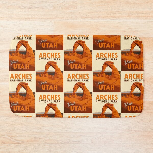Item preview, Arches National Park Poster – Vintage Utah Travel Print designed and sold by ArtSpireWorks.