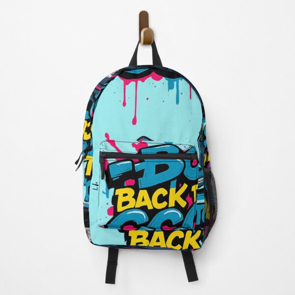 Item preview, Back to School Back to Cool – Graffiti Streetwear Backpack & Sneaker Design designed and sold by GrafteesGlow.