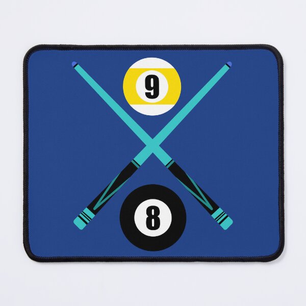 Artikelvorschau, Nummer 8 9 Ball Queue Sticks Blaues Design Logo Pool Billard entworfen und verkauft von Lartheviking.