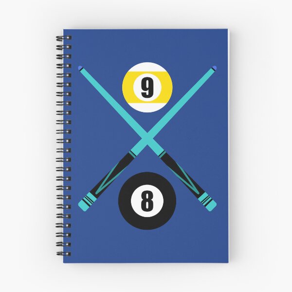 Item preview, Number 8 9 Ball Cue Sticks Blue Design Logo Pool Billiards  designed and sold by Lartheviking.