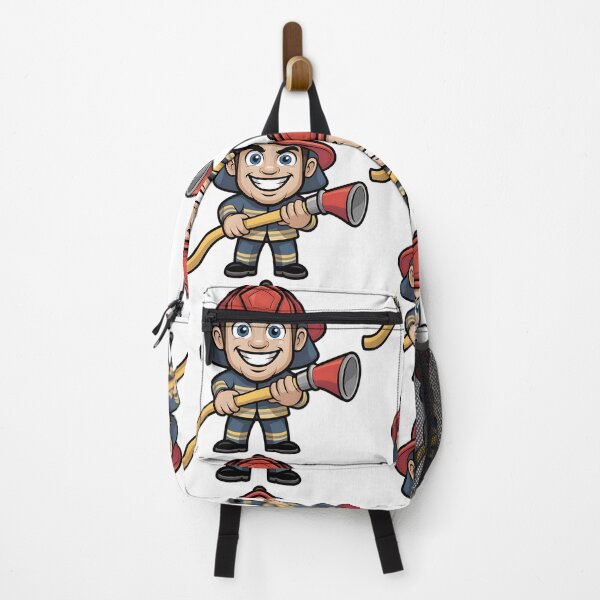 Item preview, Labor Day Firefighter Cartoon Hero designed and sold by CraftStudioCo.