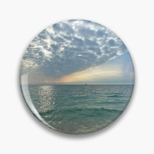 Item preview, Sea and Sky - Blue Ocean Waves – Calm & Minimal Seascape Artwork designed and sold by Anahit Petrosyan Art Studio & Unique Print Designs for a Gift.