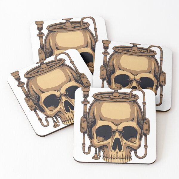 Item preview, Steam Skull - Mechanical Skull designed and sold by Domcreations4.