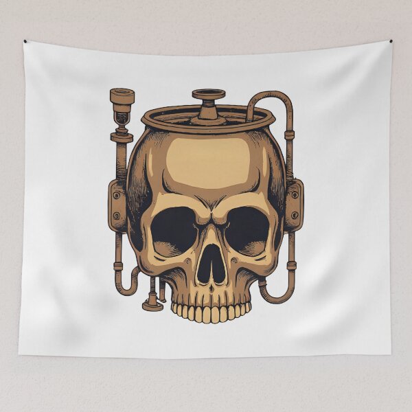 Item preview, Steam Skull - Mechanical Skull designed and sold by Domcreations4.
