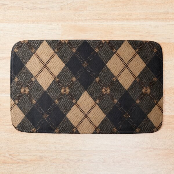 Item preview, Argyle Pattern Black& Beige Fall Season designed and sold by WhimsicalThredz.