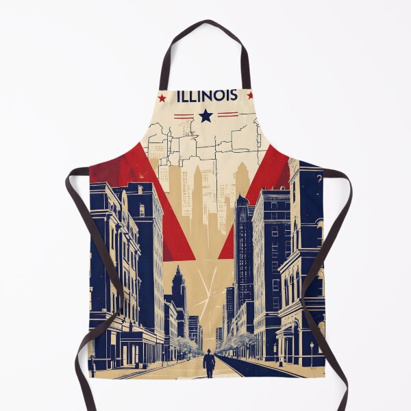 Item preview, Elmhurst Illinois 1950s USA Vintage Travel Tourism designed and sold by TravelersGems.