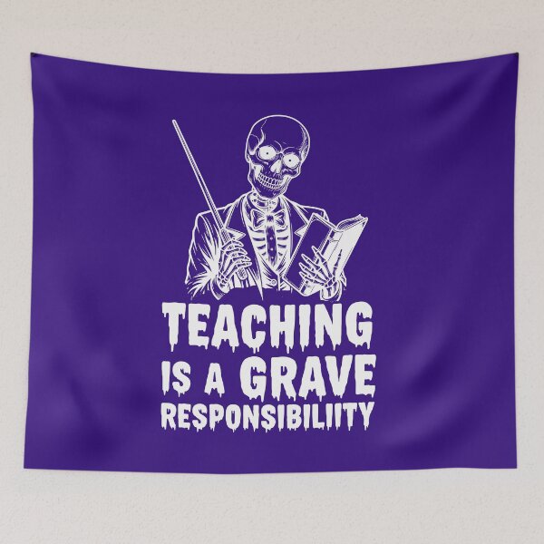 Item preview, Skeleton Teacher Halloween Costume spooky season designed and sold by Teez Haven.