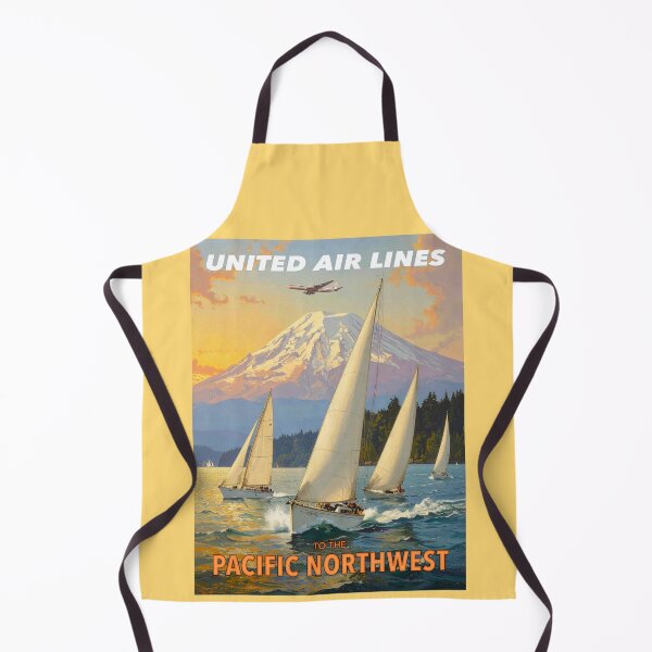 Item preview, Vintage-Style Pacific Northwest Travel Poster designed and sold by travelwitheric.