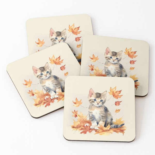 Item preview, Autumn Kitty designed and sold by TurquoiseBird.