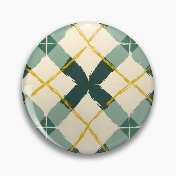Item preview, Argyle Pattern Green & Beige  designed and sold by WhimsicalThredz.