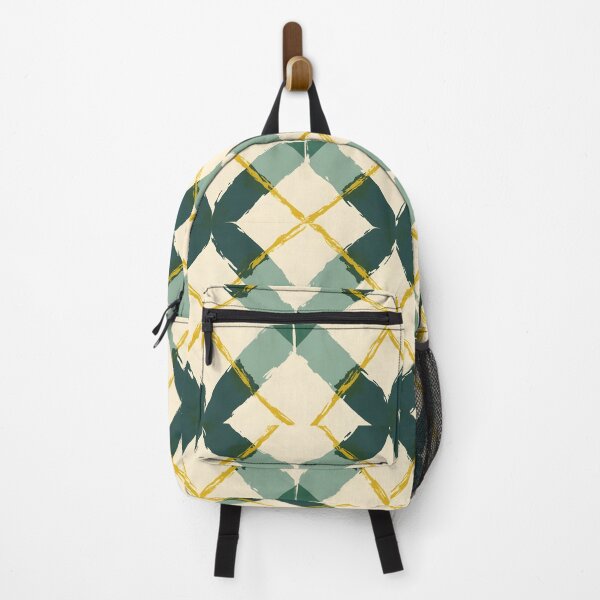 Item preview, Argyle Pattern Green & Beige  designed and sold by WhimsicalThredz.